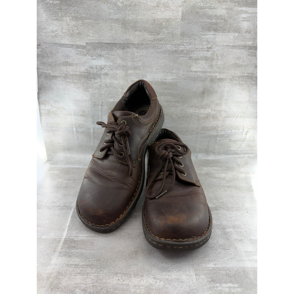Born Howard Men H41806 Dark Brown Leather Lace Up Oxford Shoes Size 9.5M